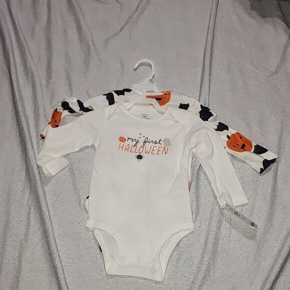 Carter's Halloween bodysuits 2-pack size 18m - Picture 3 of 4